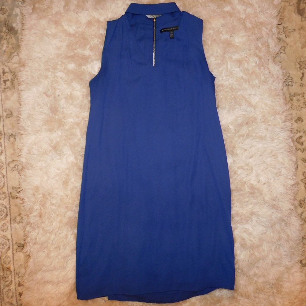 Blue Keyhole Dress